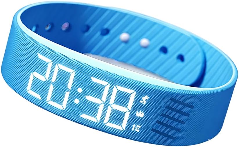 Vibrating Alarm Clock Watch, 2026 New Wristband, Rechargeable Silent Alarm for Deep Sleepers, LED Display Vibrating Alarm Watch for Elderly