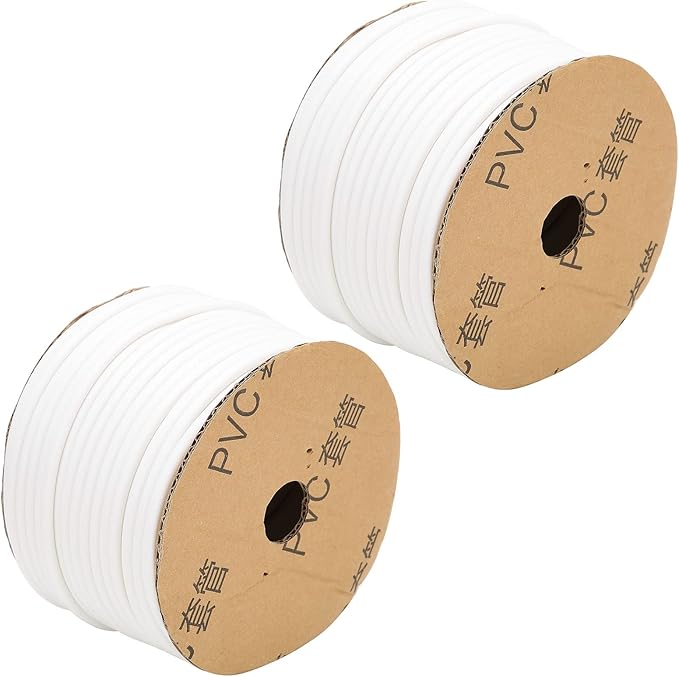 PVC Casing Wire Core Marking Protection Sheath Tube Durable Flexible Wear for Supvan Tube Printers 2Pcs (ZMY-1.0)