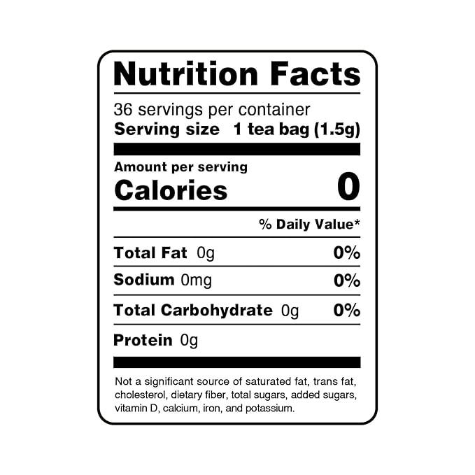 Jarteela Calendula Tea Bags, 1.5g x 36 - Natural, Non-GMO, Caffeine-free - Supports Digestion & Skin Health