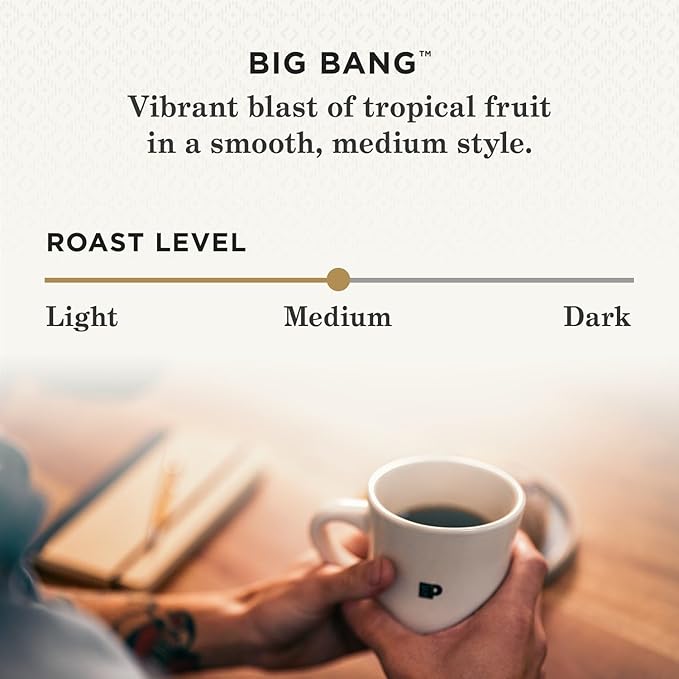 Peet's Coffee, Medium Roast Keurig K-Cup Pods, 100% Arabica Coffee - Big Bang 48 Count (1 Box of 48 Pods)