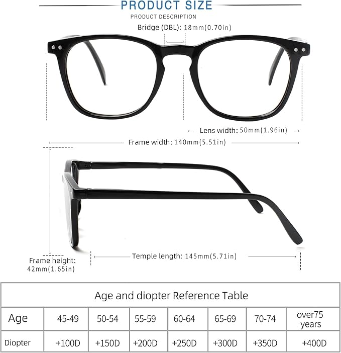 Henotin 3-Pack Blue Light Blocking Reading Glasses,Spring Hinge Computer Readers for Men Women,Anti UV Ray Filter Eyeglasses (Mixed Color-1, 1.25, Diopters)