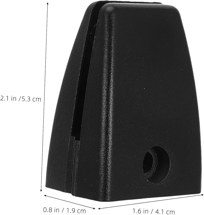 Adjustable Office Desk Divider Clip 2pcs Glass Privacy Panel Clamp for Sneeze Guard Soundproof Baffle Support for Workspaces Black