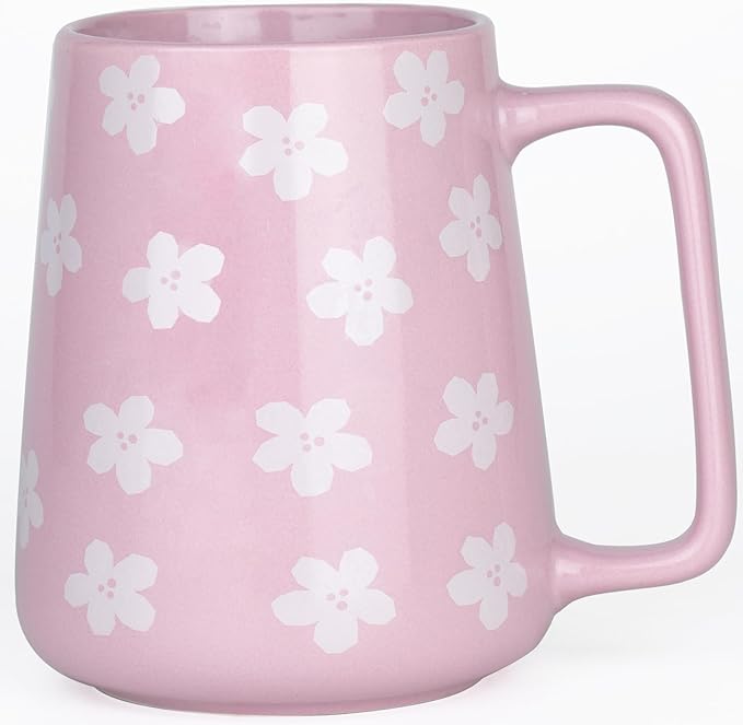 HYTYSKAR 24 OZ Extra Large Ceramic Coffee Mug, Jumbo Coffee Mugs, Big Tea Cups with a Large Handle for Office and Home, Microwave and Dishwasher Safe (24 OZ Purple)