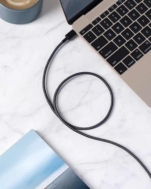 Anker Cable [2 Pack 6ft], USB A to USB C Cable for iPhone 17 Series,Samsung Galaxy S10 S10+, LG V30, Beats Fit Pro and More (Black).