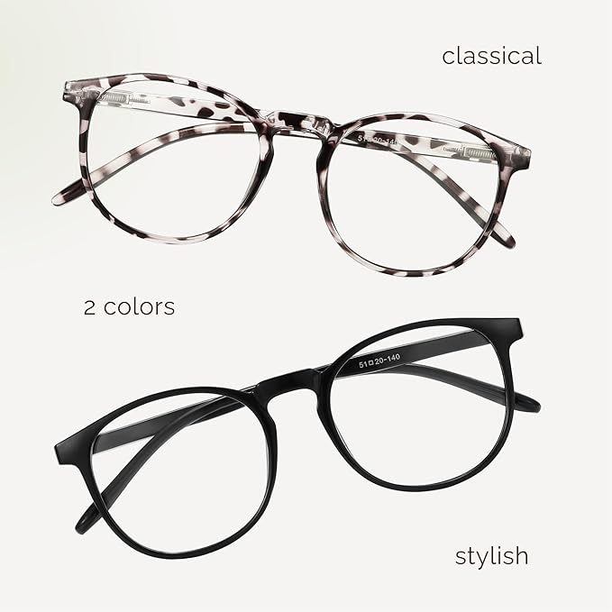 IBOANN Blue Light Glasses for Woman/Men, Fashion Blue Light Glasses Men, Fake Glasses Help Reduce Screen Fatigue