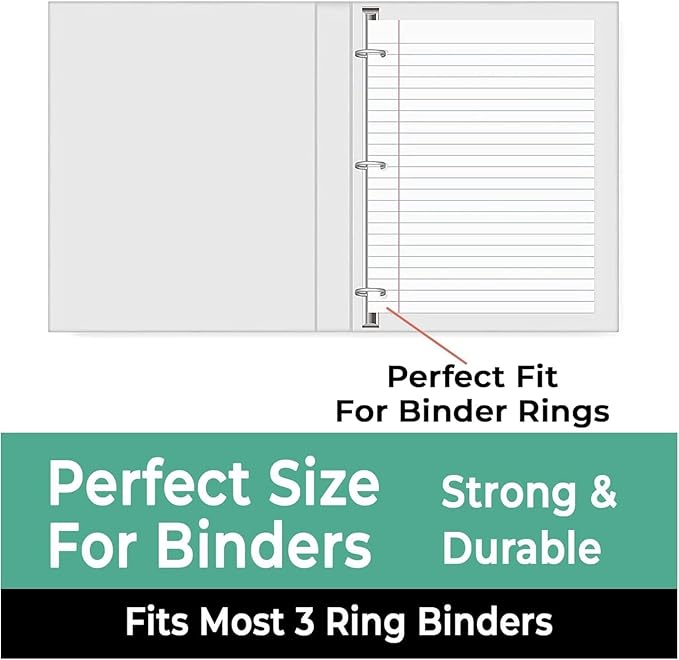 Rosmonde 576 Pack (Pallet) Loose Leaf Paper Bulk, 86400 Sheets, College Ruled, 150 Sheets/Pack, 8 x 10.5", Pallet of Filler Paper, 3 Hole Punched, 56 Gsm Thick Paper, School & Office, 4-7 Days Transit