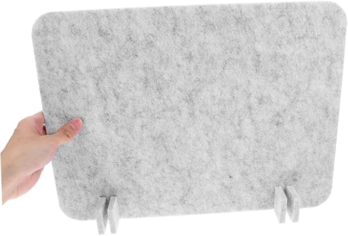 2pcs Felt Desk Divider Panel Soundproof for Office Student Desks Easy to Clean Material Quick Installation