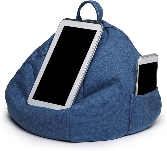 Book Pillow for Reading in Bed, Bed Tablet Holder, Portable Bean Bag Holder, for Bedtime Adventures, Portable Travel Cushion, for Standing Computers, Books, Tablets