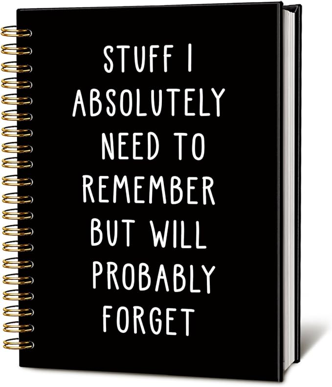 LIANGW Funny Notebooks for Work, Funny Work Gifts for Coworkers & Boss, Coworker Office Gifts for Men Women, Fun Spiral Notebooks Journals for Writing, Funny Office Supplies 5.5x8.3 Inch