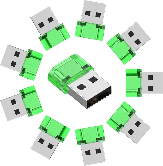 USB to USB-C Adapter 10 Pack, Type C Female to USB Male Power Charger Converter, C to USBA Adapter Compatible for MagSafe Apple Watch Series/SE/Ultra 2 iPhone 15/16/17 Plus Pro Max AirPods Pro