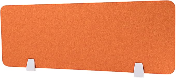 Desk Privacy Panel for Students Desk Divider Partition Cubicle Light Shield Office Accessories for Schools Classrooms Orange 30 * 80cm