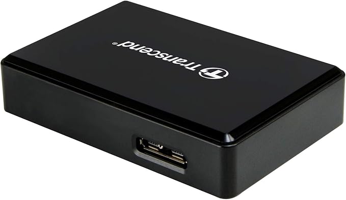 Transcend RDF9 Card Reader - CompactFlash, microSDHC, microSDXC, SDHC, SDXC, SD, microSD, CompactFlash (UDMA7) - USB 3.1 Type AExternal