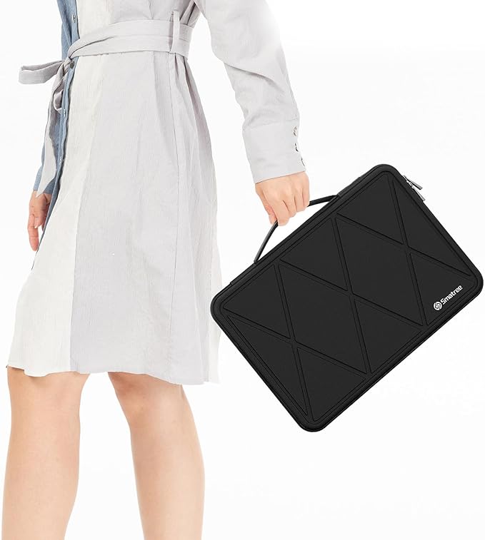 Smatree Hard EVA Protective Sleeve Case Compatible for 14.5 inch ASUS Zenbook Pro 14 Duo OLED, for ASUS Zenbook Pro 14 OLED, for ASUS Vivobook S 14 OLED K5404 Laptop and Anti-Shock Bag (X8252)