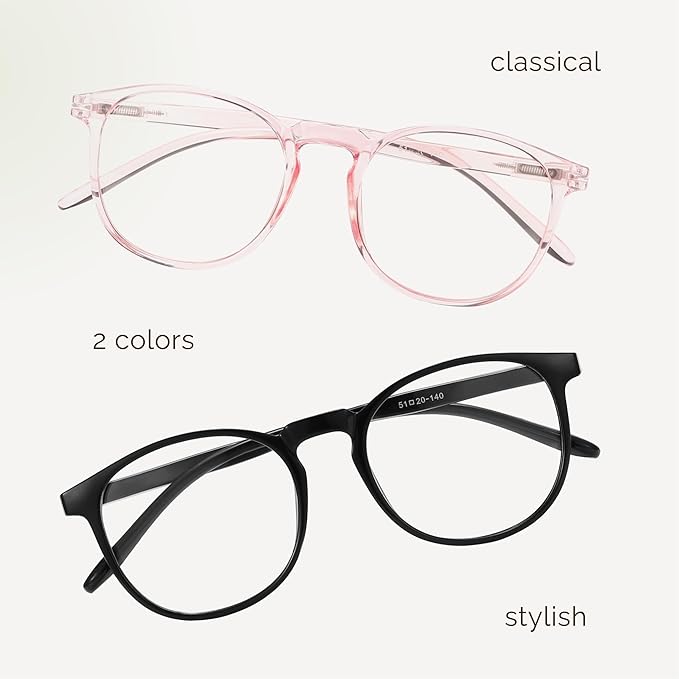 IBOANN Blue Light Glasses for Woman/Men, Fashion Blue Light Glasses Men, Fake Glasses Help Reduce Screen Fatigue