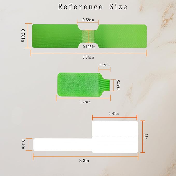 50-Pcs Cable Labels & Cord Tags - 20 Reusable Large Wire Tag + 30 Tear-Resistant White Cords Label,Write-On Water-Resistant Multicolor Wire Marker for Identifying Electrical and Charging Cords