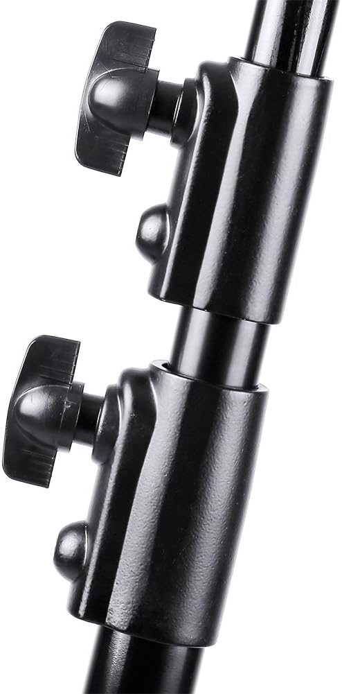NEEWER PRO 9feet/260cm Spring Loaded Heavy Duty Photography Photo Studio Light Stands with 1/4" Screw & 5/8 Stud for Video, Portrait and Photography Lighting (2 Packs)