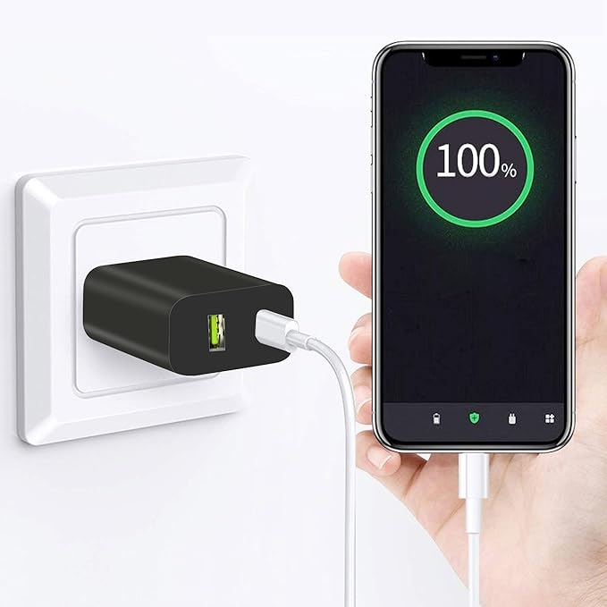 4 Pack USB C Charger Block, Dual Port Type C Wall Charger Fast Charging 20W Power Adapter Cube for iPhone 14/14 Pro/14 Pro Max/14 Plus/13/12/11, XS/XR/X, iPad, Samsung, More
