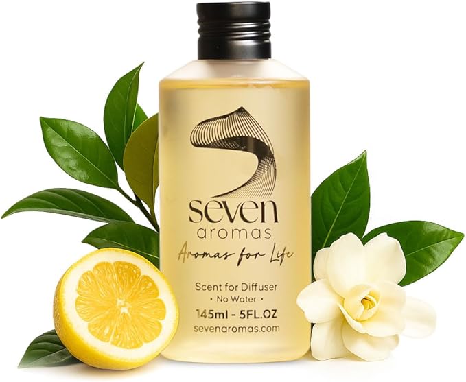 SevenAromas Hotel Scent Diffuser Oil, Luxury Hotel-Inspired Essential Oil for Aromatherapy & HVAC Diffusers – Premium Dropper Bottle - 145 ml 5 FL oz (Soft Rain)