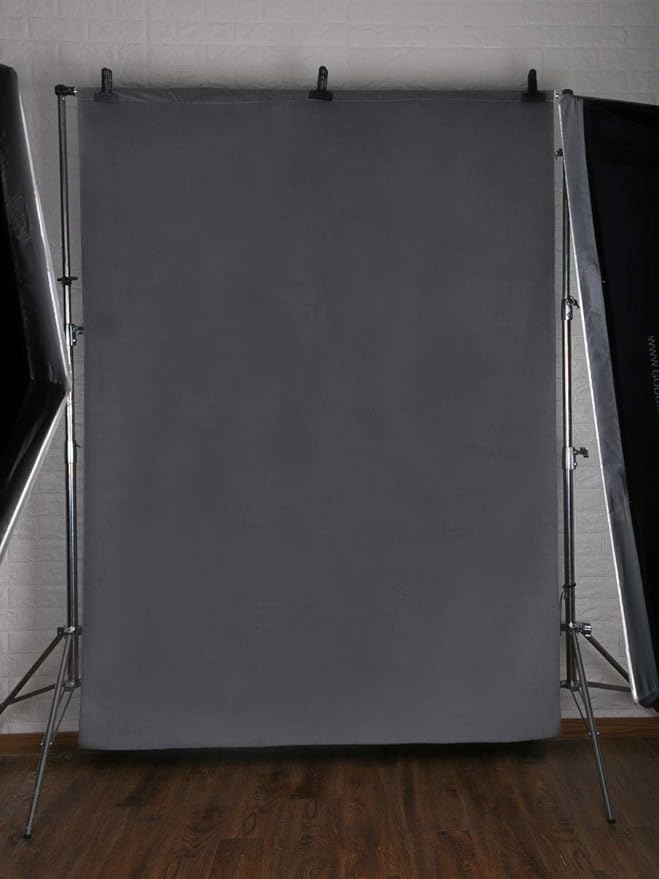 Kate 6ft×9ft Solid Gray Backdrop Portrait Background for Photography Studio
