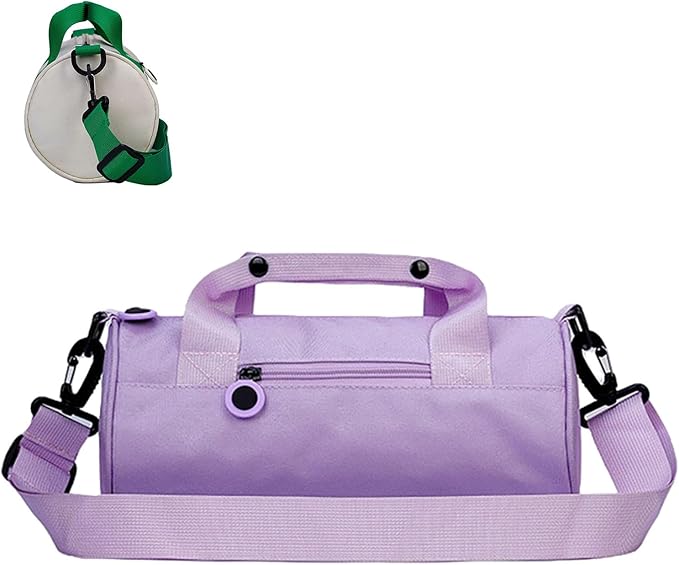 Small Gym Bags Crossbody Tote Workout Travel Duffle Bags For Daily Outdoor Exercise Cycling Swimming Dance Sport (Purple, S)