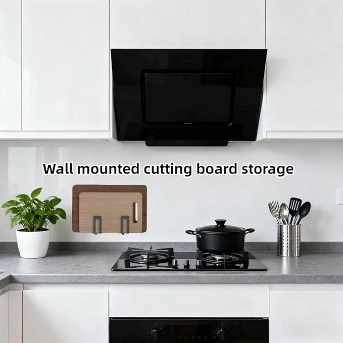 RUDDLIN Multi Functional Wall Mount Bracket, Suitable for laptops, Tablets, Keyboards, routers,TV Boxes,Phones, etc. The Wall Mount Bracket is Fixed with Screws (Black)