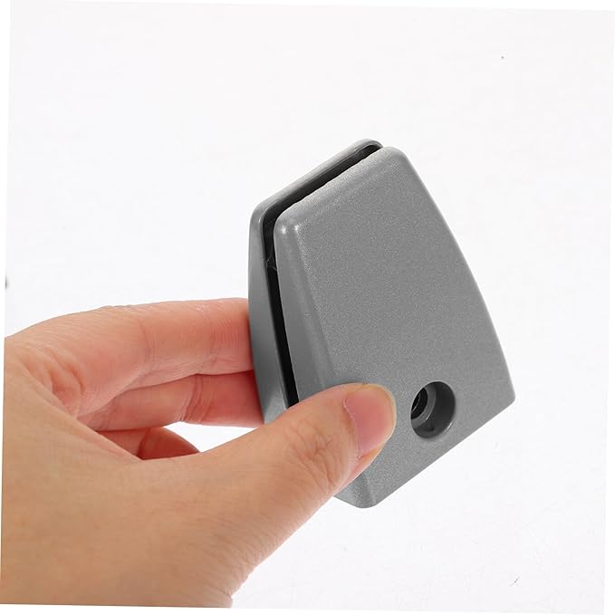 Angoily 2pcs Versatile Desk Bezel Clip Desk Soundproof Baffle Desktop Partition Sneeze Guard Clip Privacy Panel Bracket Fixed Screen