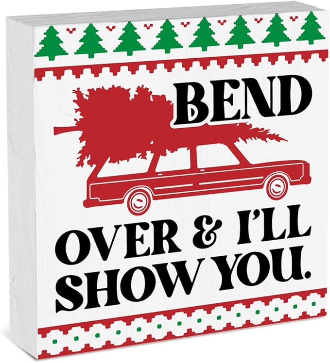 National Lampoon'S Christmas Vacation Decorations For Home Christmas Vacation Decorations For Office Table Xmas Rustic Home Decor 5 X 5 Inches
