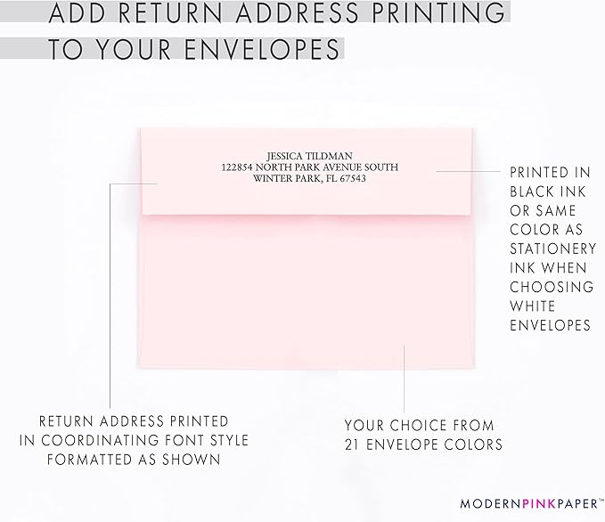 Personalized Stationery Folded Note Cards With Cats, FOLDED Watercolor Cat Stationery Card and Envelopes Set, Custom Gifts For Cat Lovers, Kitten Notecards, Your Choice of Colors and Quantity