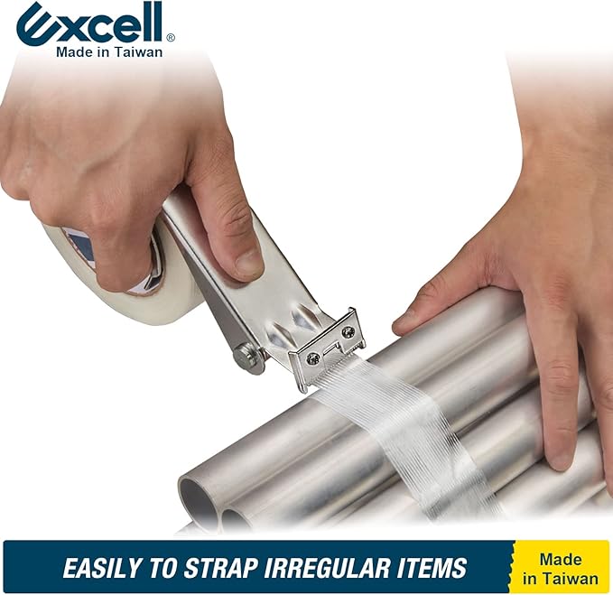 Excell Packing Tape Dispenser (1" Wide) Hand Held Tape Dispensers, Strapping Tape Dispensers Use for Home, Office, Store and Warehouse