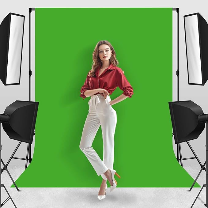 Photo Backdrop Green Background Professional 8x10ft Seamless Design to Eliminate Wrinkles Digital Accessories Photography Scene Background Children's Birthday Party