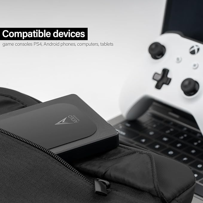 750GB Ultra Slim Portable External Hard Drive HDD-USB 3.0 for PC, Mac, Laptop, PS4, Xbox one,Xbox 360-Super Fast Transmission