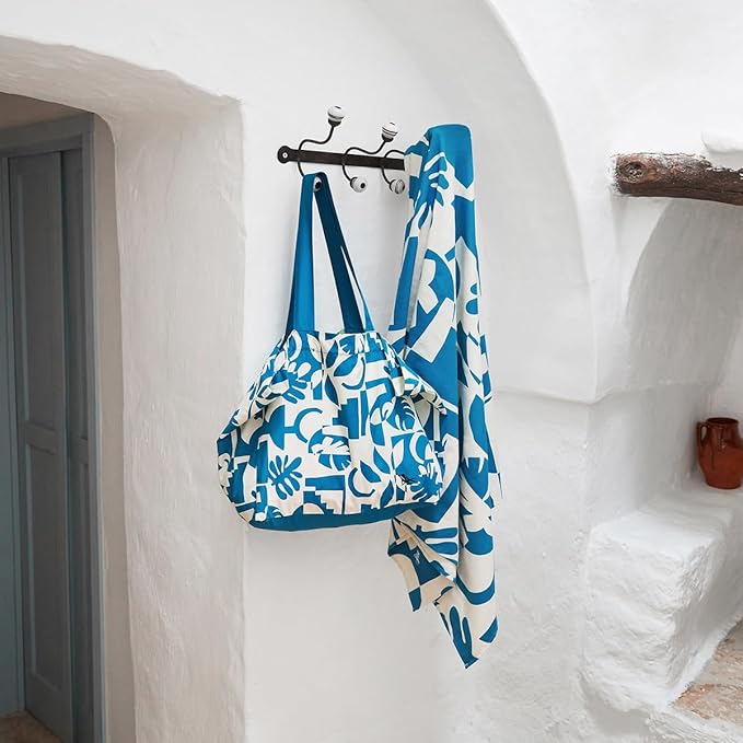 Dock & Bay Everyday Beach Tote Bag - Reusable Carrier Bag for Daily Use - Carries Up to 10kg - 100% Recycled Materials