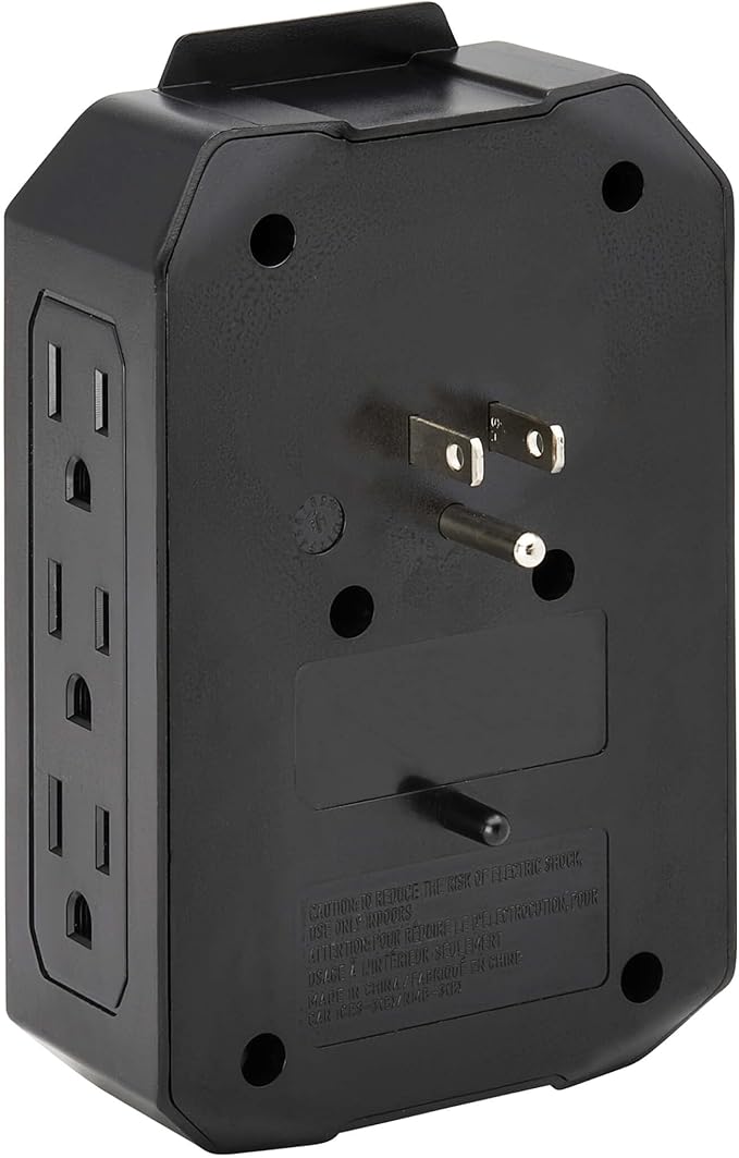 Tripp Lite Surge Protector Power Strip 6-Outlets + 1 USB & 1 USB-C Port, Direct Wall Plug-in, Black, Green LED Light, 490 Joules, EMI/RFI Filtering, 20,000 Insurance (SK62USBC)
