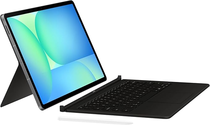 SAMSUNG Galaxy Tab S10 FE+ 13.1” 256GB WiFi Android Tablet + Book Cover Keyboard Slim, Long Battery Life, Powerful Processor, S Pen, US Version, 2025, 2 Yr Manufacturer Warranty, Gray