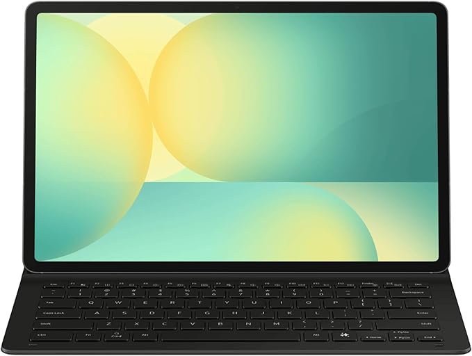 SAMSUNG Galaxy Tab S10 FE+ 13.1” 256GB WiFi Android Tablet + Book Cover Keyboard Slim, Long Battery Life, Powerful Processor, S Pen, US Version, 2025, 2 Yr Manufacturer Warranty, Silver