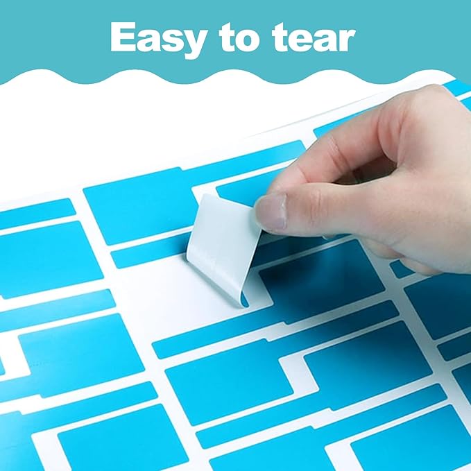 270 PCS Cable Labels, 9 Colors Waterproof Network Cable Label Stickers, Machine Room Marking Labels, Waterproof Key Identification Labels.They can be Handwritten and Printed.
