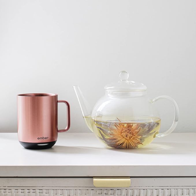 Ember Temperature Control Smart Mug 2, 14 Oz, App-Controlled Heated Coffee Mug with 80 Min Battery Life and Improved Design, GrayModel