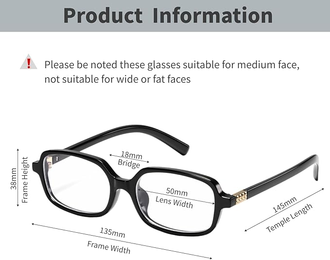 hnbliv Retro Rectangle Blue Light Blocking Glasses for Women 90s Fake Eyeglasses Y2K Fashion Computer Glasses Tortoise Frame