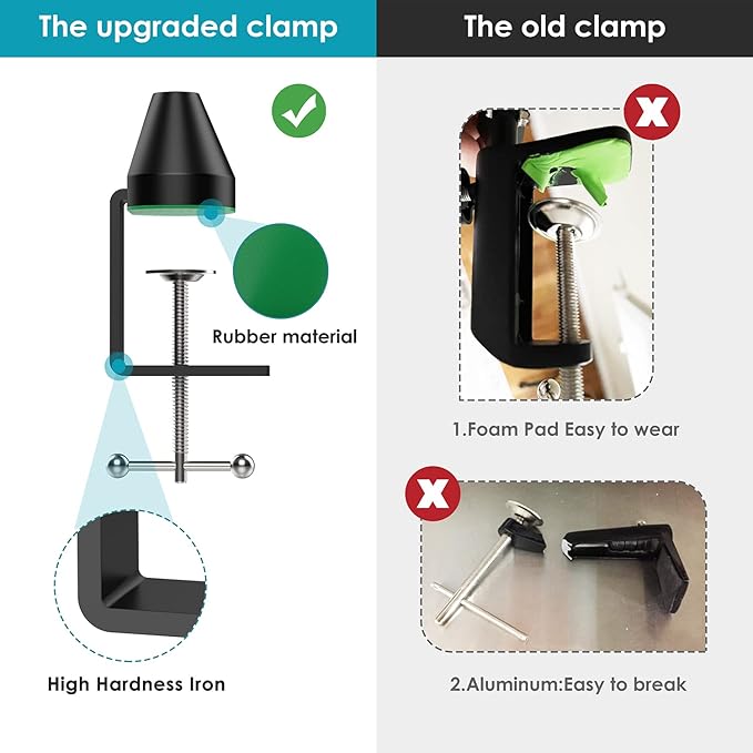 Microphone Stand for Razer Seiren X Adjustable Suspension Boom Scissor Arm Stand with 3/8"to 5/8" Screw Adapter Windscreen Pop Filter Cable Sleeve, Professional mic stand by YOUSHARES