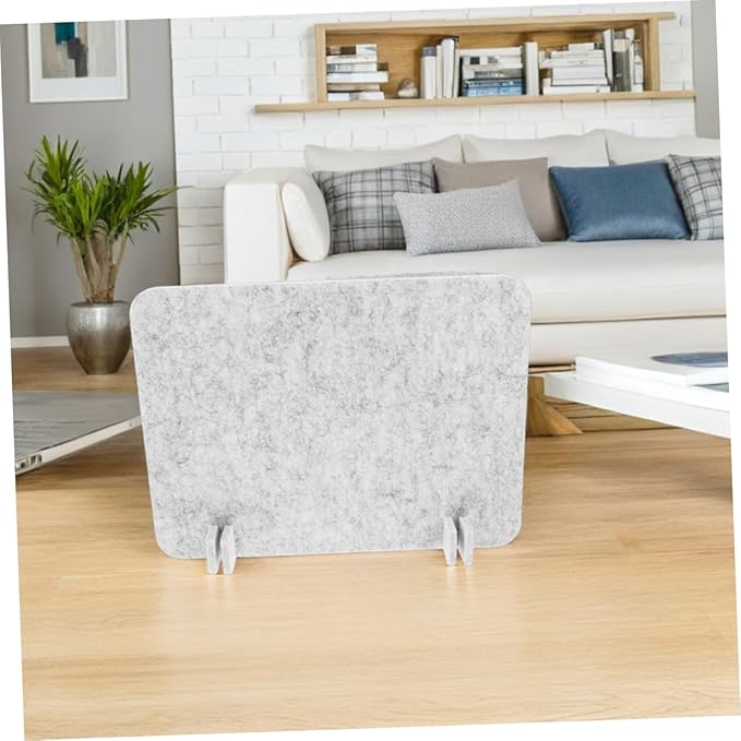 2pcs Felt Desk Divider Panel Soundproof for Office Student Desks Easy to Clean Material Quick Installation