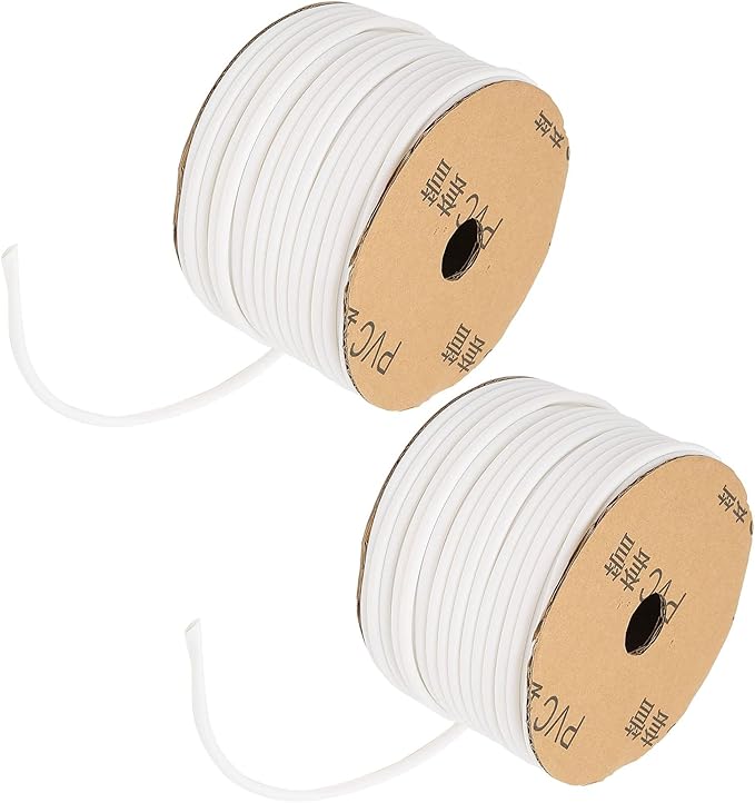 PVC Casing Wire Core Marking Protection Sheath Tube Durable Flexible Wear for Supvan Tube Printers 2Pcs (ZMY-2.5)