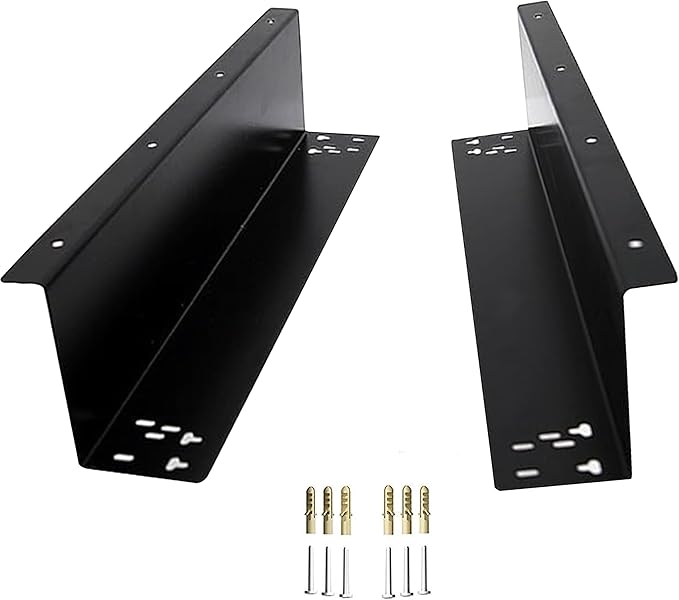 TidyFriend Cash Register Stand Brackets, 18 in Cash Drawer Under Counter Mount Brackets, Heavy Duty Steel Mounting Brackets for Square Cash Drawer, Brackets for Cash Drawer Under Counter