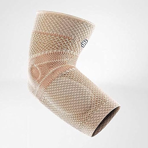 Bauerfeind - EpiTrain - Elbow Support - Targeted Compression for Chronic Elbow Pain - Size 2 - Color Nature