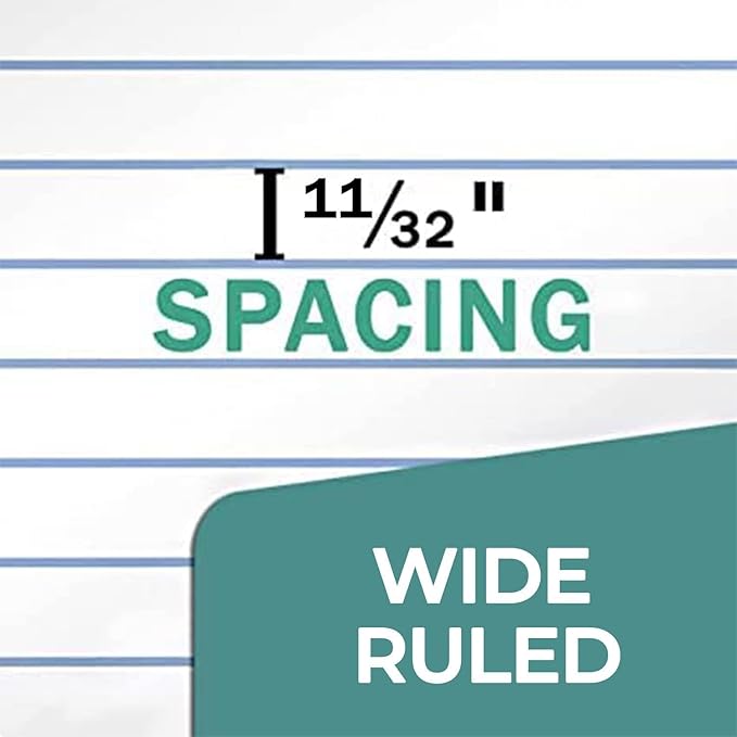 Rosmonde 576 Pack (Pallet) Loose Leaf Paper Bulk, 86400 Sheets, Wide Ruled, Pallet of Filler Paper, 150 Sheets/Pack, 8 x 10.5", 56 Gsm Thick Sheets, 3 Hole Punched, School & Office, 4-7 Days Transit