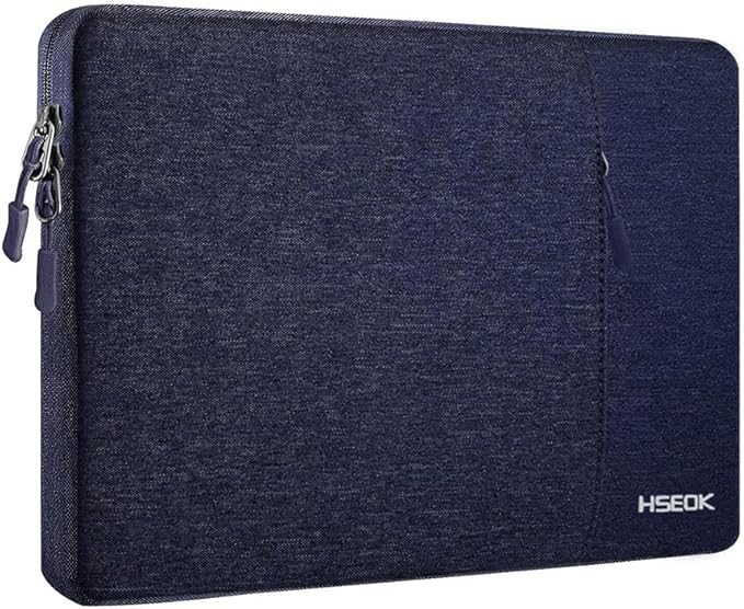 Hseok Laptop Case 15.6 Inch Sleeve, Shockproof Protective Water Repellent with Accessory Pocket,Compatible with Mac Pro 16 inch 2025-2019, Sleeve Bag for Most 15 15.6 16 Notebooks,D01B01