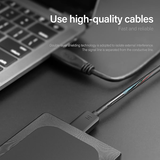 750GB Ultra Slim Portable External Hard Drive HDD-USB 3.0 for PC, Mac, Laptop, PS4, Xbox one,Xbox 360-Super Fast Transmission