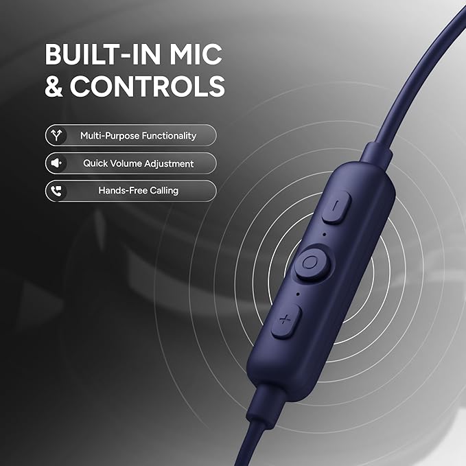 ARTIX CL750 Over Ear Headphones Wired with Mic & Volume Control, Audio with 100% Noise Cancelling Computer Wired, Plug in for Laptop, Dj Corded Studio Headphones
