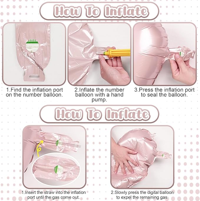 Light Pink Number Balloon 5, 40 Inch Large Self Inflating 5 Foil Number Balloons 0-9, Blush Pastel Pink Digital 5 Helium Balloon for Girls Women 5th Birthday Party Graduation Anniversary Decorations