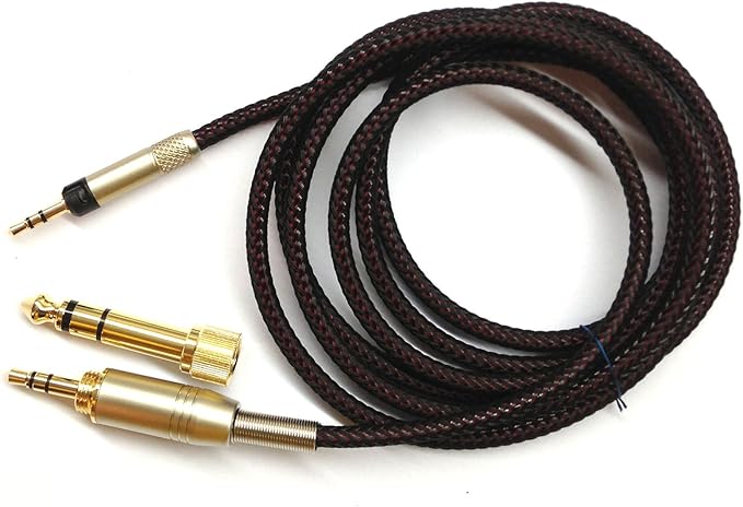 NewFantasia Replacement Audio Upgrade Cable Compatible with Sennheiser HD598, HD598Cs, HD560s, HD598SE, HD620S, HD400PRO, HD599, HD569, HD579, HD505 Headphones 1.2m/4feet