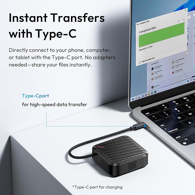 ULANZI CRC10 3-in-1 SD Card Reader Case & Holder, 13-Slot Storage for CFA/SD/TF Cards, USB 3.2 Gen2 10Gbps High-Speed Transfer, Aluminum Alloy Body, Type-C Compatible with Windows/Mac/iOS/Android